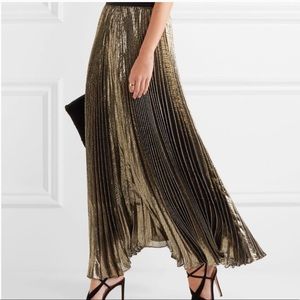 Alice + Olivia “Katz” gold black maxi skirt 2
NWT